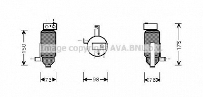 AVA QUALITY COOLING ped059 -  Осушитель, кондиционер